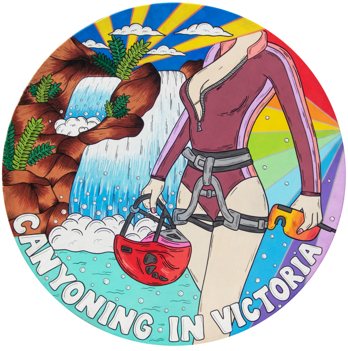 Fainter Falls Sticker